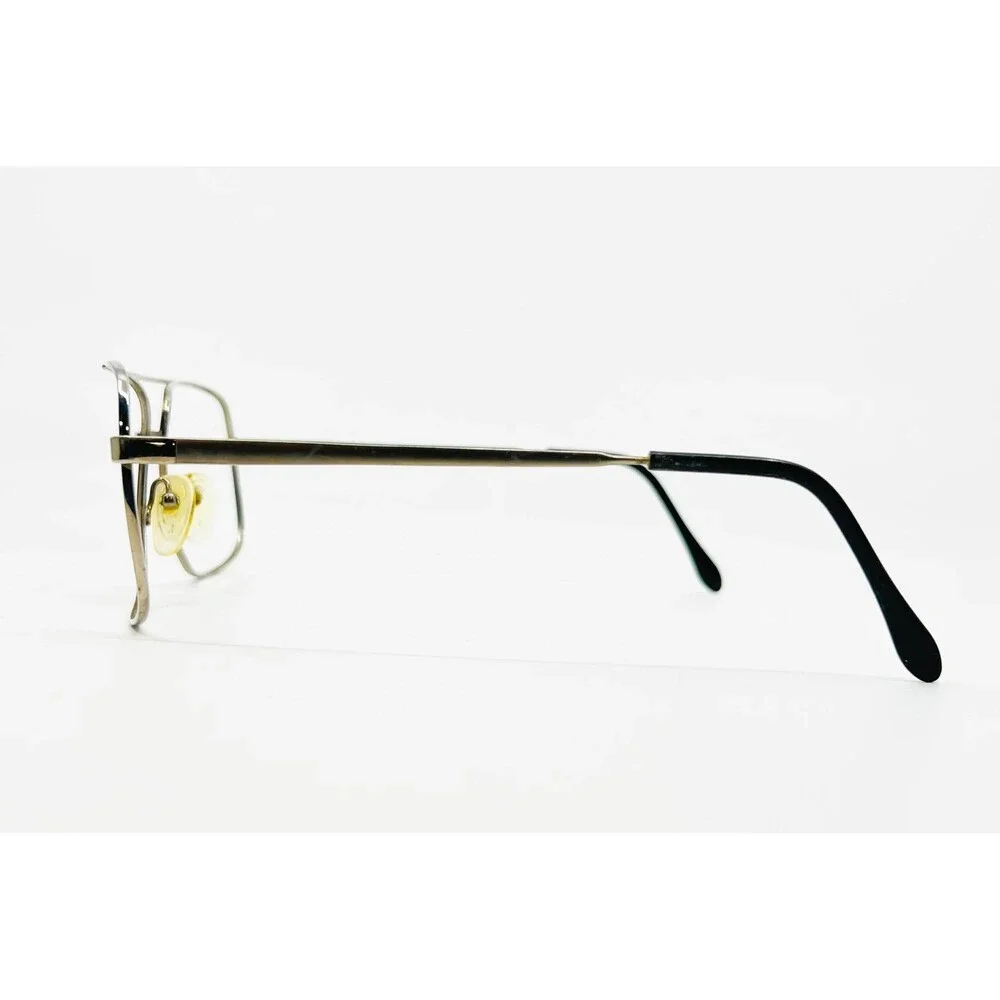 Charmant Eyeglasses Mens Silver Titanium Aviator Double Bridge CH8105 60-18-145